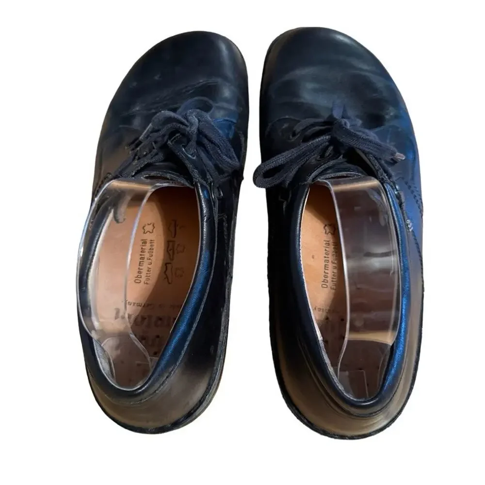 Finn Comfort Vaasa Oxford Shoes Black Lace Up Comfort Mens Casual 44 11 / 11.5